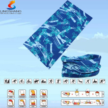 LSB-0224 Ningbo Lingshang 100% polyester en plein air tube tubulaire multifonctionnel sans couture Promotion écharpe musulmane